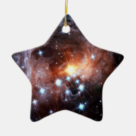 V838 Monocerotis Rood Superreus Ster Hubble-foto Keramisch Ornament