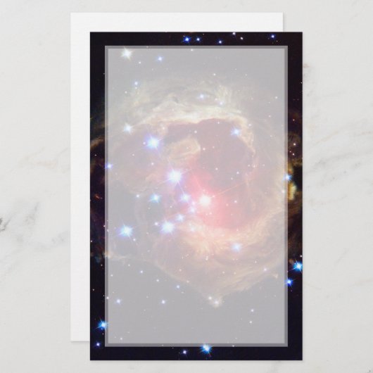 V838 Monocerotis Star (Hubble Telescope) Briefpapier (Voorkant / Achterkant)