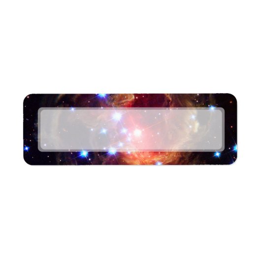 V838 Monocerotis Star (Hubble Telescope) Etiket (Voorkant)