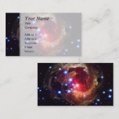 V838 Monocerotis Star (Hubble Telescope) Visitekaartje (Voorkant / Achterkant)