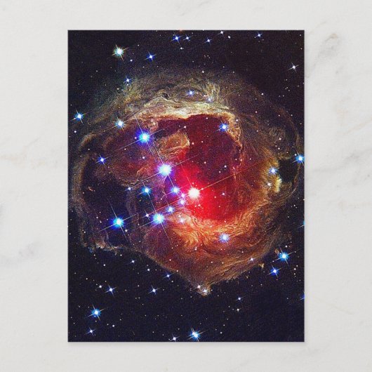 V838 Monocerotis ster NASA Briefkaart (Voorkant)
