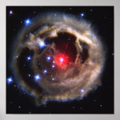 V838 Monocerotis ster NASA Poster (Voorkant)