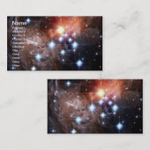 V838 Monocerotis ster NASA Visitekaartje (Voorkant / Achterkant)