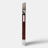 V8 Chrome Embleem leder en hout Case-Mate iPhone Case (Achterkant / Rechts)