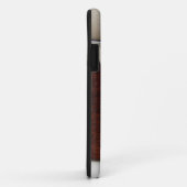 V8 Chrome Embleem leder en hout Case-Mate iPhone Case (Achterkant/rechts)