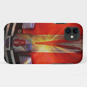 V8 Chrome Emblem op Hotrod Case-Mate iPhone Case (Achterkant (horizontaal))
