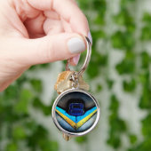 V8 Emblem Art Sleutelhanger (Hand)