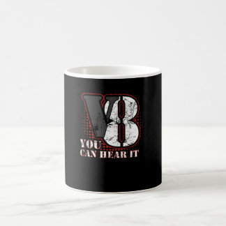 V8 Engine Shirt Auto Displacement You Can Hear It Koffiemok