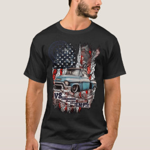 V8 Legendary Pickup GMC 100 American Grappig gif T-shirt
