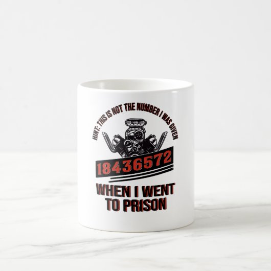 V8 Motor Ventilator autozuiger 8 cilindrisch Koffiemok (Center)