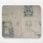 V. 1859 6-25-545. R. Design voor tomaten Muismat (Voorkant)