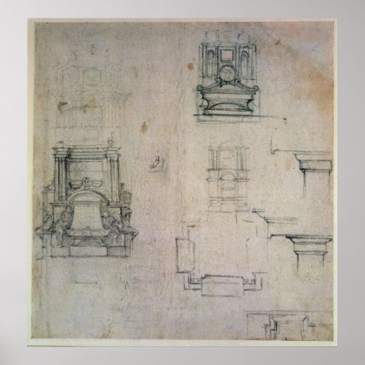 V. 1859 6-25-545. R. Design voor tomaten Poster (Voorkant)