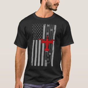 V-22 Osprey Militaire Helikopter Amerikaanse Vlag T-shirt
