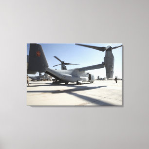 V-22 Osprey tiltrotor vliegtuig 2 Canvas Afdruk