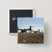V-22 Osprey tiltrotor vliegtuig Vierkante Button 5,1 Cm (Voorkant /achterkant)