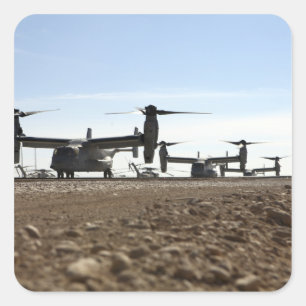 V-22 Osprey tiltrotor vliegtuig Vierkante Sticker