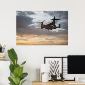 V-22 visarend poster (Thuiskantoor)