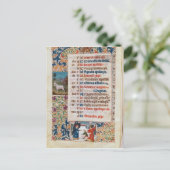 V.25-3 Fol.12v De maand december Briefkaart (Staand voorkant)