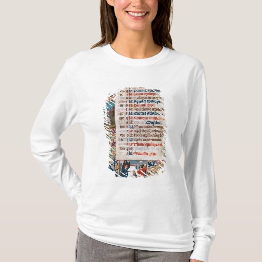 V.25-3 Fol.12v De maand december T-shirt (Voorkant)