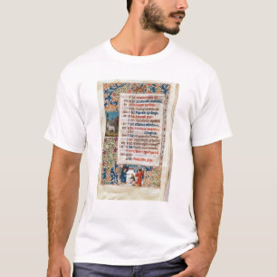 V.25-3 Fol.12v De maand december T-shirt