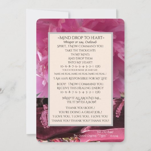 V.2 GOEDE MORNEN INspiratie en vreugde! Bedankkaart (Achterkant)