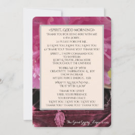 V.3 GOEDE MORGENDAG, INVITE INSPIRATIE & JOY! BEDANKKAART