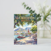 V&A Waterfront Zuid-Afrika Briefkaart (Staand voorkant)