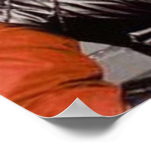 V Bezoekers U staat onder arrest Poster (Hoek)