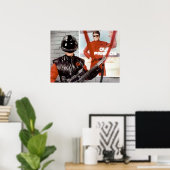 V Bezoekers U staat onder arrest Poster (Thuiskantoor)