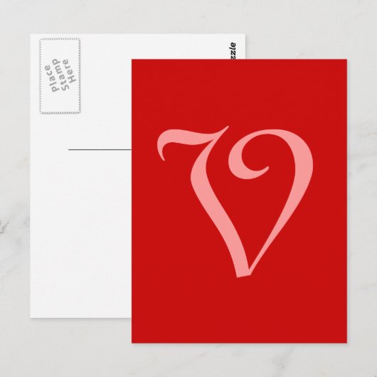 V BRIEFKAART (Voorkant / Achterkant)