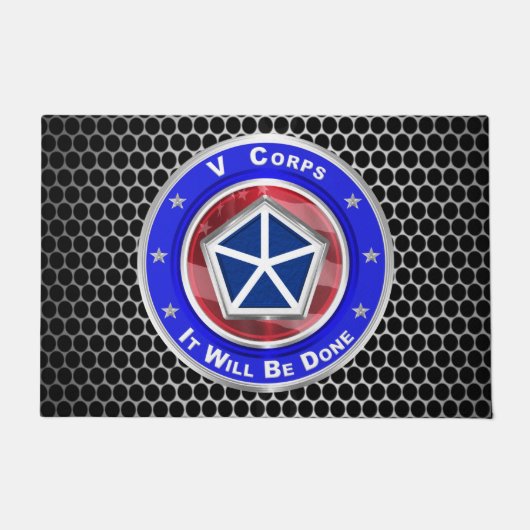 V Corps Deurmat (Voorkant)