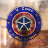 V Corps Raamsticker (Vel 2)