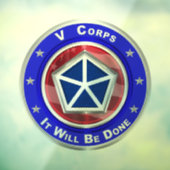 V Corps Raamsticker (Vel 3)