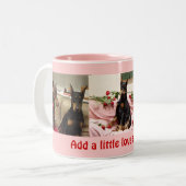 V-dag 2009 012, Charlie.Rozen.face.jpeg, Zelda ... Tweekleurige Koffiemok (Voorkant links)