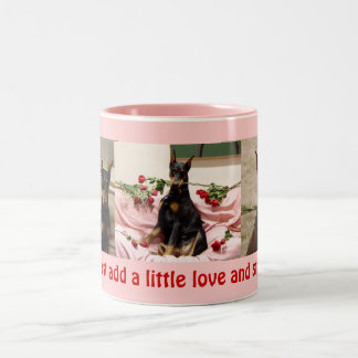 V-dag 2009 012, Charlie.Rozen.face.jpeg, Zelda ... Tweekleurige Koffiemok