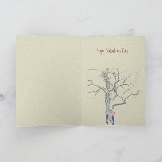 V-dag: Deze pecker wil opscheppen Feestdagen Kaart (Binnen)