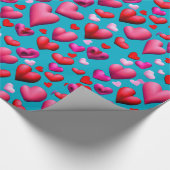 V-dag hart cadeaupapier (Hoek)