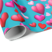 V-dag hart cadeaupapier (Rol Hoek)