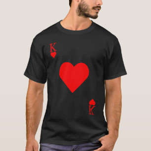 V Dag pyjama King of Heart valentijn Matching Out T-shirt