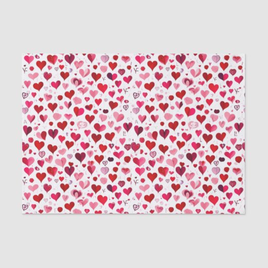 V-day Heart Tissuepapier (Voorkant)