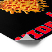 V Day is voor Pizza en Video Game Lovers Boy Manne Poster (Hoek)