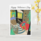 V-Day Troubadour Kaart (Gele Bloem)