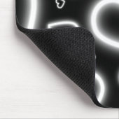 V-Day White Neon Hearts Muismat (Hoek)