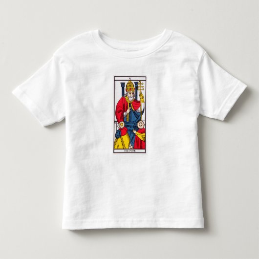 V De paus, Tarot-kaart Kinder Shirts (Voorkant)