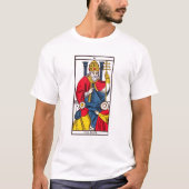V De paus, Tarot-kaart T-shirt (Voorkant)