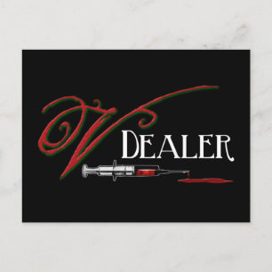 V Dealer - Vampire Bloed Briefkaart