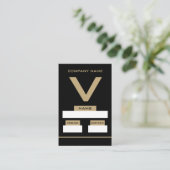 V Design, Visitor Cards Visitekaartje (Staand voorkant)