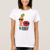 V-Edgy Funny Veggie Pun T-shirt (Voorkant)