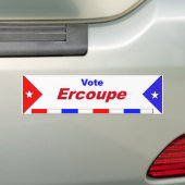 V Ercoupe Bumpersticker (Op auto)