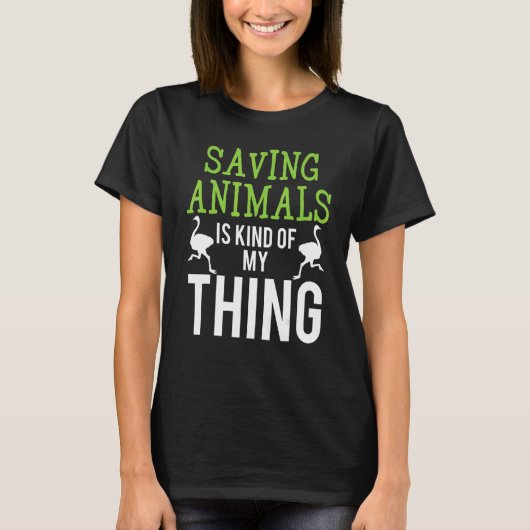 V et I Save Animals 1 T-shirt (Voorkant)